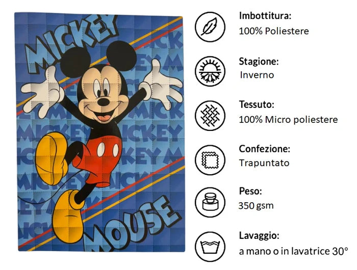 Trapunta Topolino letto singolo - foto 3