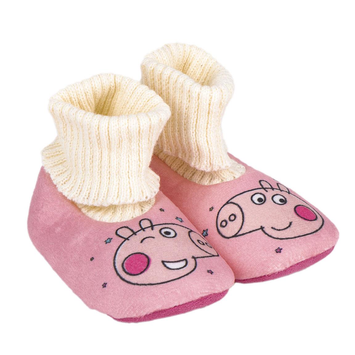 Pantofole a calzino Peppa Pig per bambini, licenza ufficiale