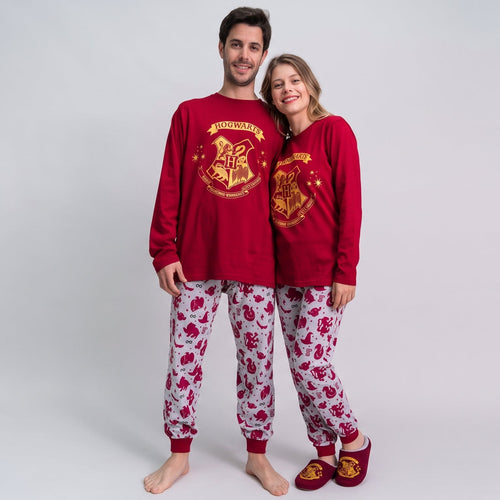 Pack pigiami di coppia Harry Potter uomo e donna, licenza ufficiale