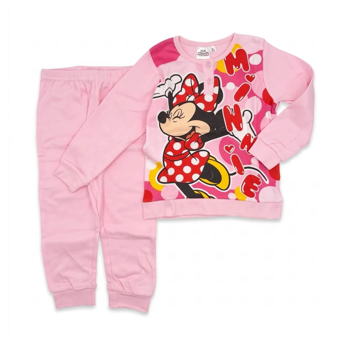 Pigiama Invernale Minnie per Bambina – Caldo Cotone, 3-8 anni