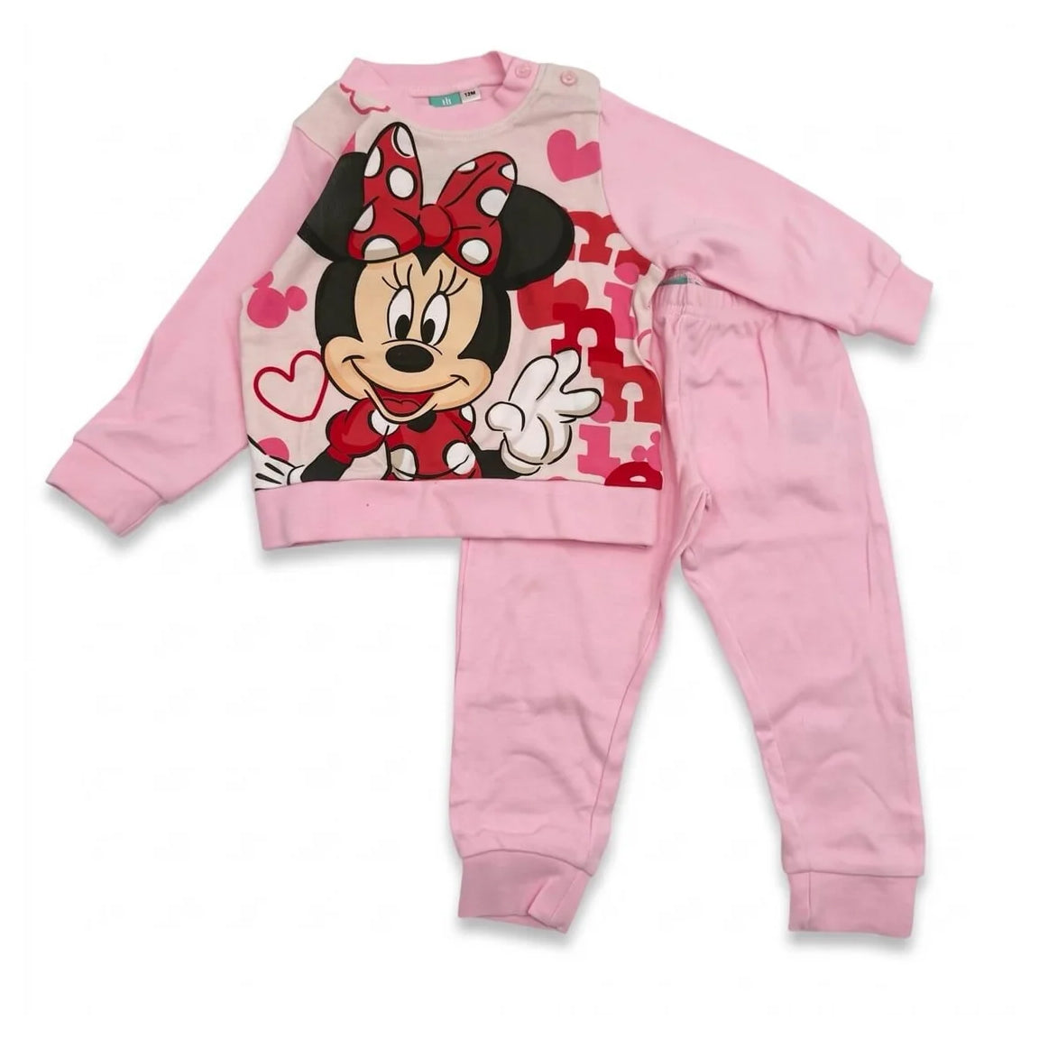 Pigiama Invernale Minnie per Bimba – Caldo Cotone, 12-30 mesi