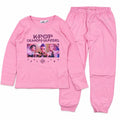 Pigiama K-Pop Demon Hunters bambina rosa chiaro con stampa Huntrix