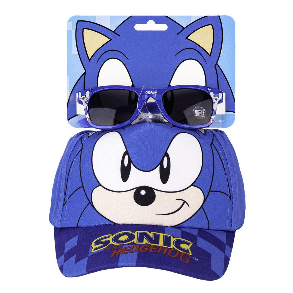 SONIC hat and glasses set