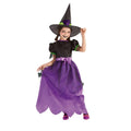 Costume strega bambina per Halloween, taglia 5-7 anni