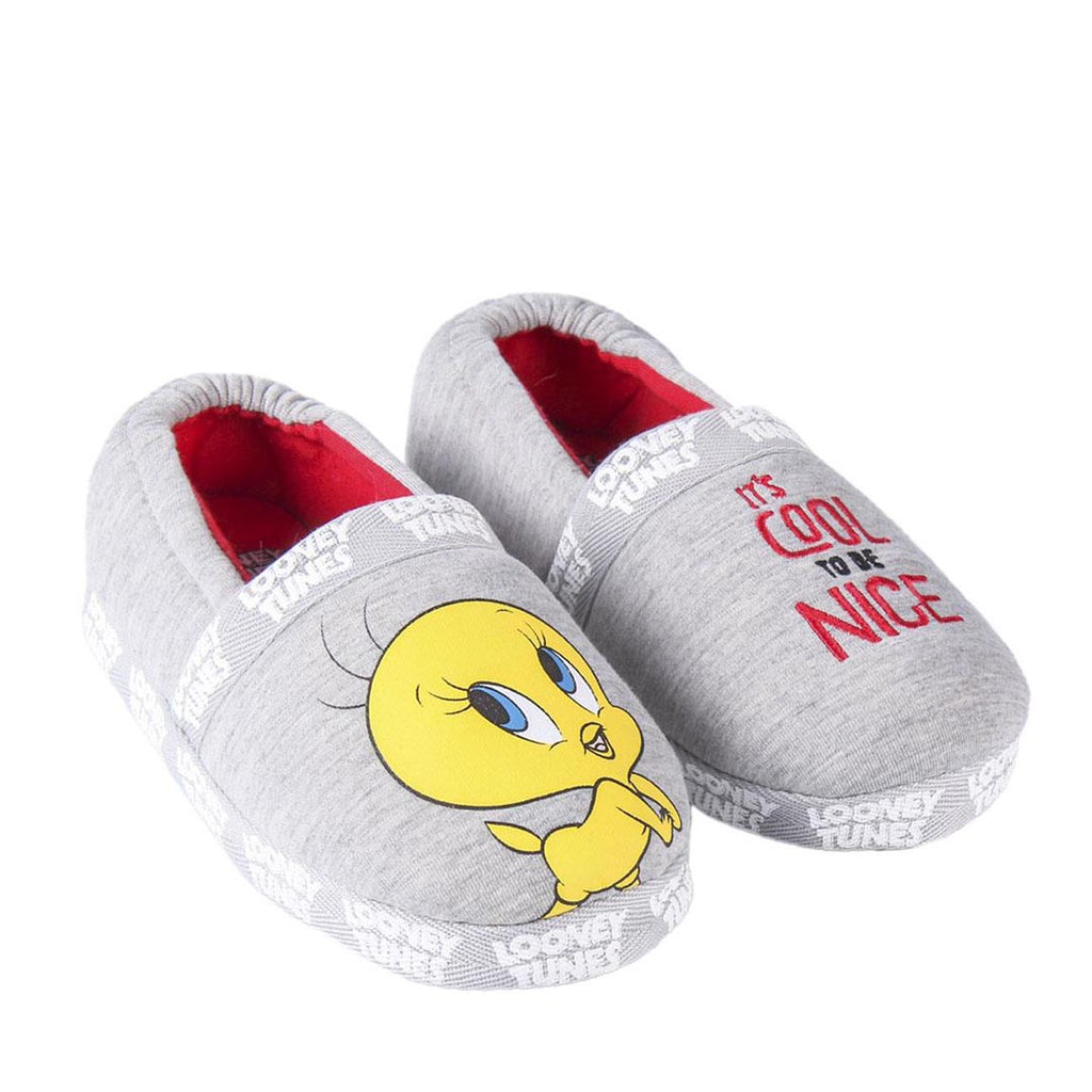 Pantofole Titti chiuse per bambina, licenza ufficiale Looney Tunes