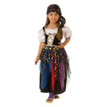 Costume zingara bambina per Carnevale, taglia 3-4 anni