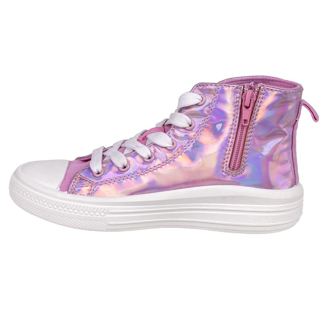 Scarpe alte Minnie rosa per bambina