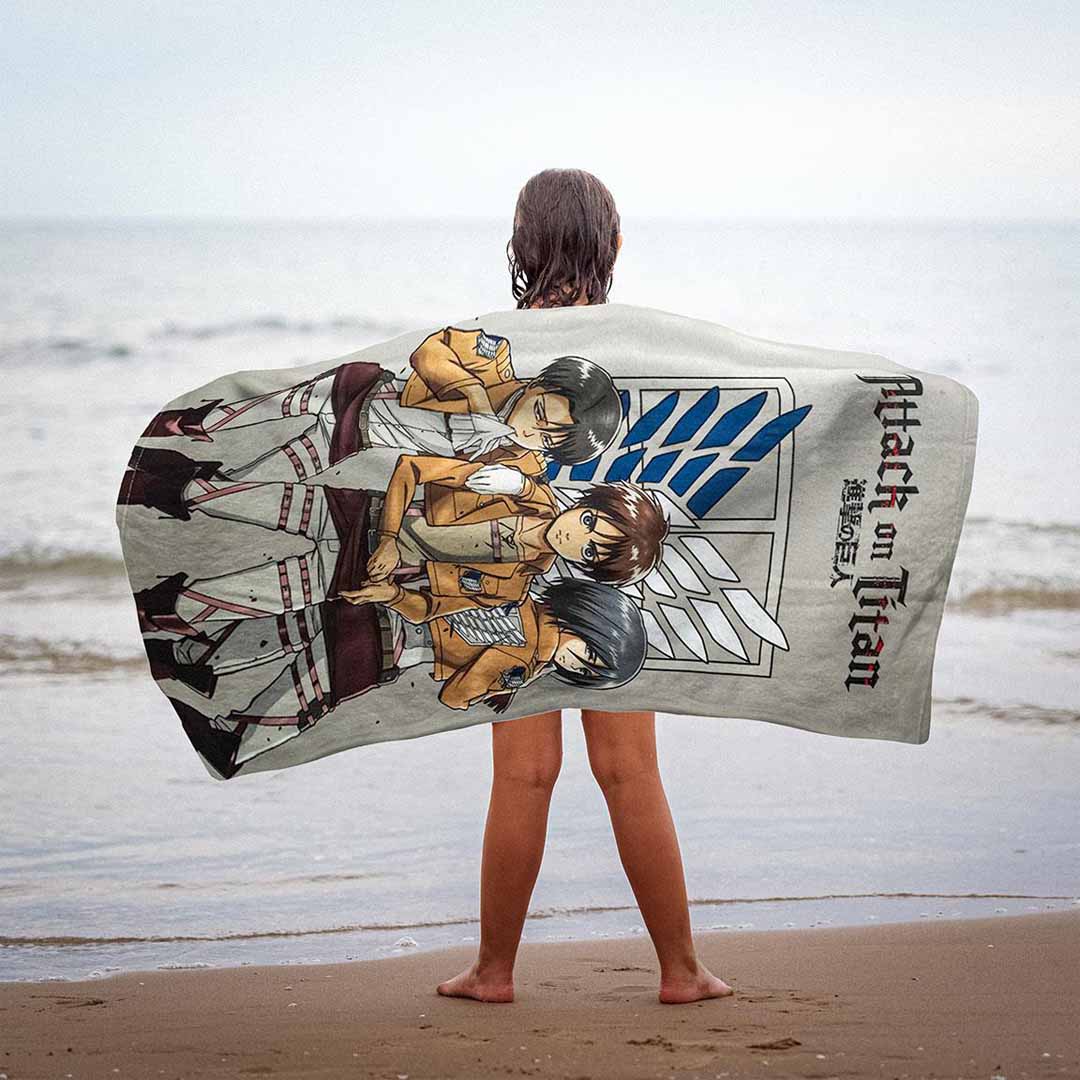 ATTACK ON TITAN beach towel