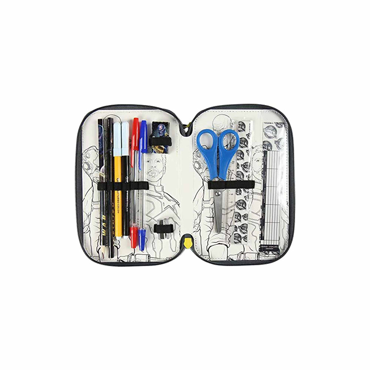 Astuccio 3 zip AVENGERS⠀ - Chico e Chica