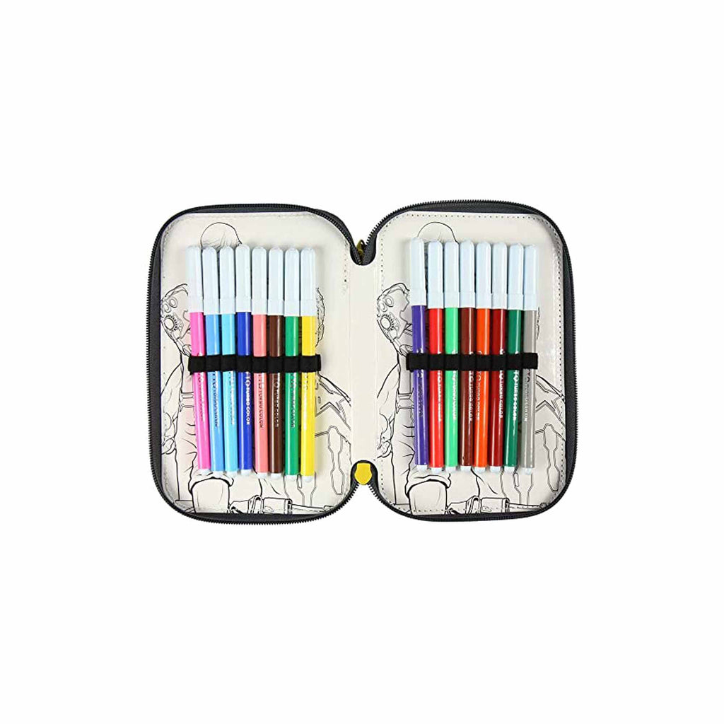 Astuccio 3 zip AVENGERS⠀ - Chico e Chica