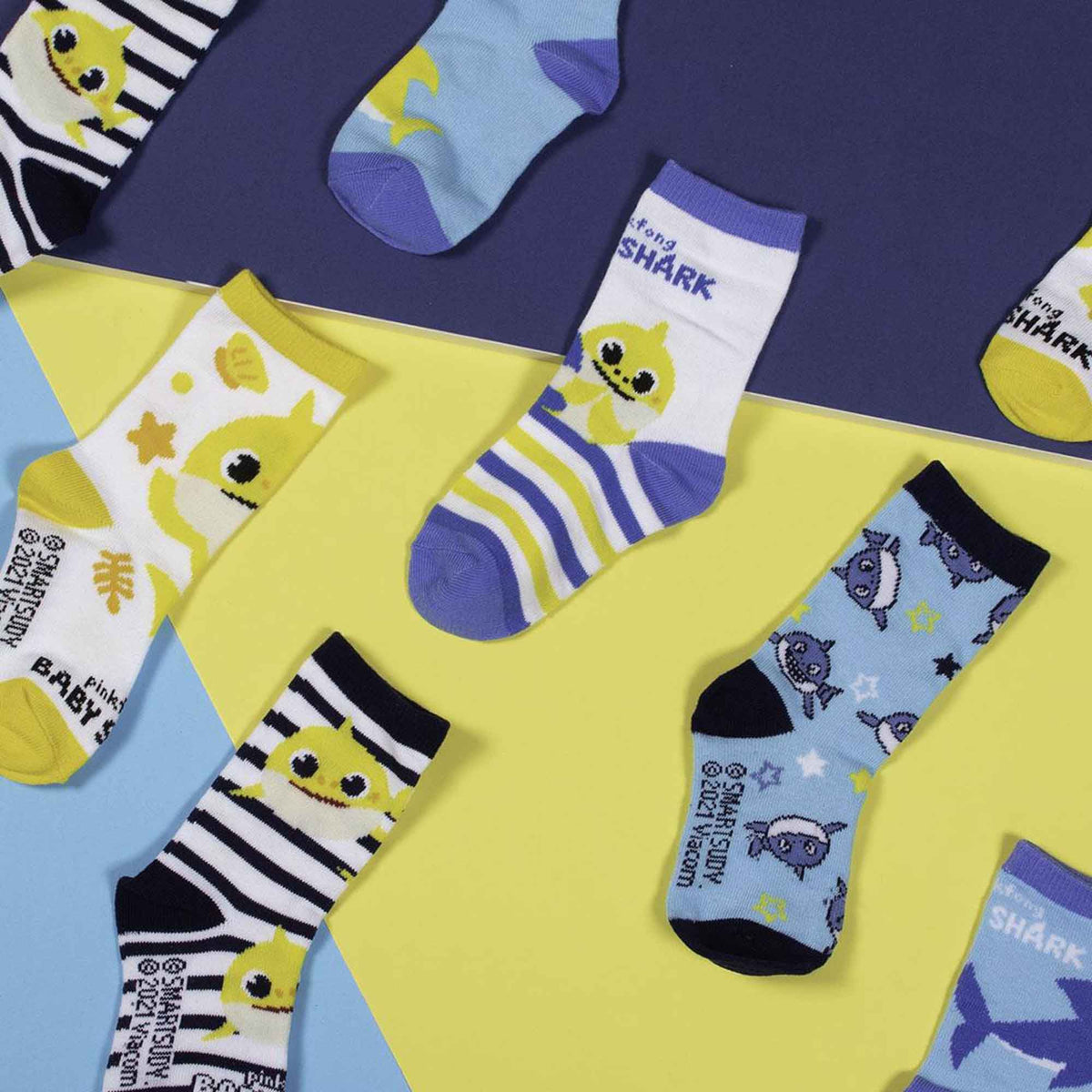 Set 5 calzini BABY SHARK - Chico e Chica