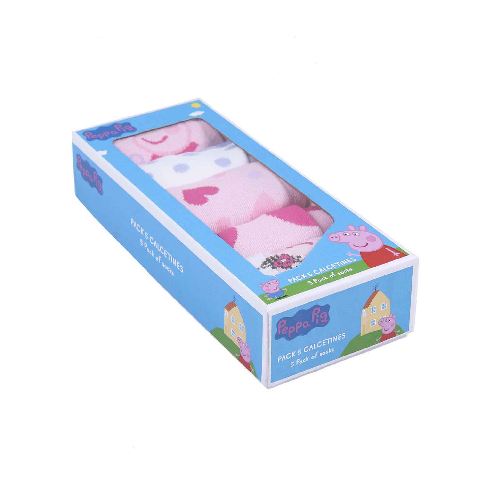 Set 5 calzini PEPPA PIG - Chico e Chica