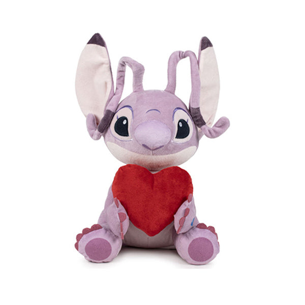 STITCH plush with heart 